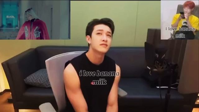 ENG SUBS STRAY KIDS BANGCHAN REACTION TO STAY BY BLACKPINK