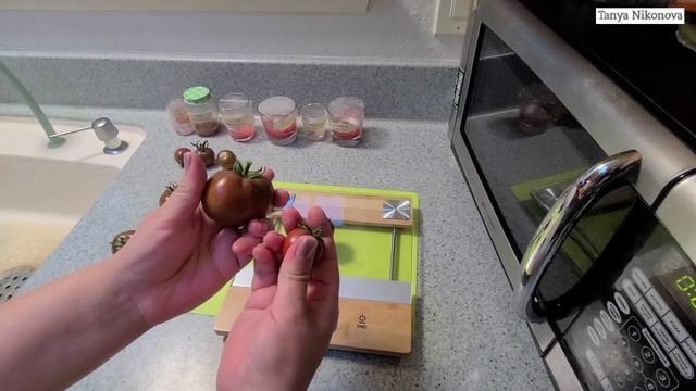Томат КУМАТО обзор и дегустация. Очень вкусный коричневый помидор.