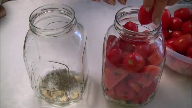 НЕОБЫЧНЫЙ РЕЦЕПТ ПОМИДОРОВ НА ЗИМУ  Это очень вкусно помидоры с арбузами