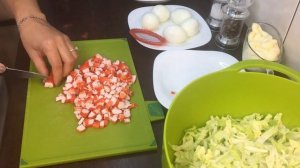 САЛАТ ИЗ ПЕКИНСКОЙ КАПУСТЫ