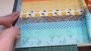 Одеяло из полосок. Барджелло рулит.