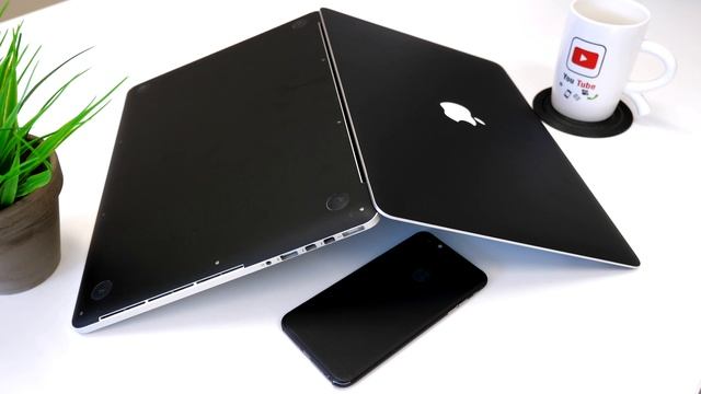 Matte Black dbrand Macbook Pro Retina + iPhone 6S Plus смотреть онлайн