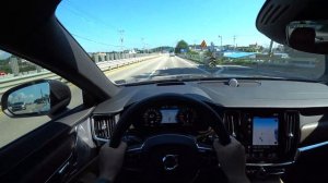 2021 Volvo S90 B6 AWD Inscription POV test drive