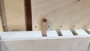 Нарезка грифа гармони из березы на циркулярке, 1-й этап