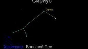 созвездие большой пёс