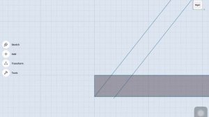 First experiencing (Shapr3D) on an iPad Pro. Creating a simple table design.