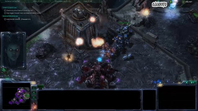 🎮StarCraft II on GTX10 ULTRA (Mission: Moebius Factor) смотреть онлайн