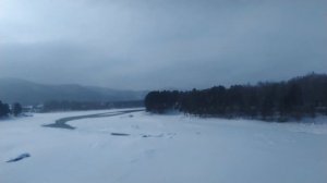 Айский пешеходный мост через реку Катунь в Республике Алтай село Соузга