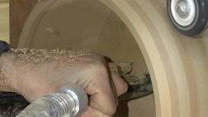 Точение сегментной вазы на токарном станке JIB W 901