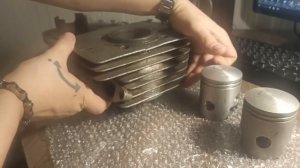 Cafe racer Izh Jupiter 5 parts Поршни от совы на иж Юпитер, Почему звенит Юпитер,Звон Юпитера.