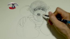 how to draw in detail - simple pencil poodle как рисовать подробно - простым карандашом пудель