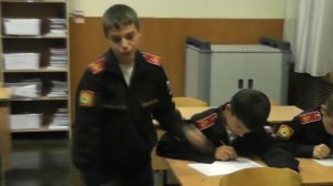 Юмористический игровой ролик  Как суворовец учителя заменил