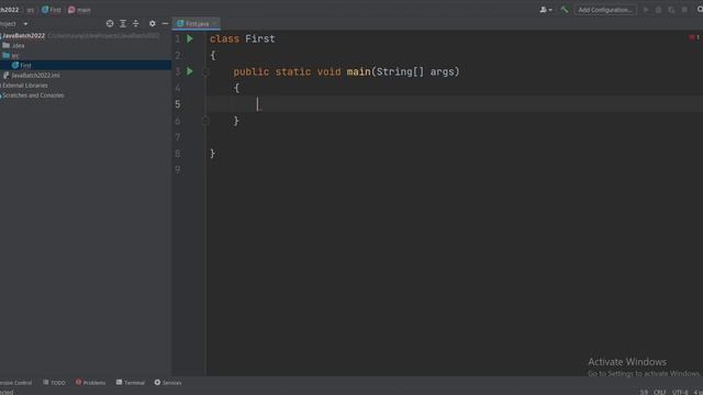 First Java Program | Java Tutorials in Hindi | Java Programming | Java Program using Intellij IDE