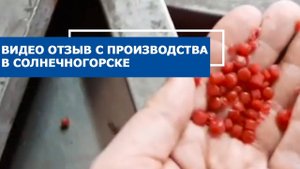 Видео отзыв с производства в Солнечногорске. Линия грануляции SJ 125/125 HGM+