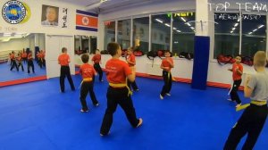 Тхэквондо ИТФ, тренировка средней группы команды TopTeam (СПб).mp4