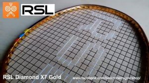 ОБЗОР Ракетка для бадминтона RSL Diamond X7 Gold