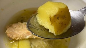 Уха из сёмги. Как уговорить детей его кушать взахлёб