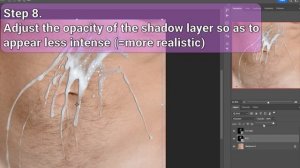 Photoshop Tutorial (Alternative Method)  - Add cum and semen (Realistic and Easy)