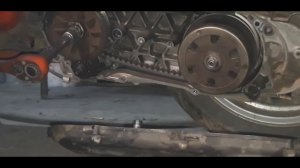 Как снять вариатор на скутере Suzuki ZZ Inch up sport