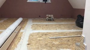 Шпаклевка стыков OSB-панелей на полу