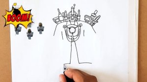 How to Draw Upgraded Titan Cameraman - Skibidi Toilet