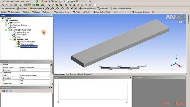ANSYS Static Structural Analysis Part-1