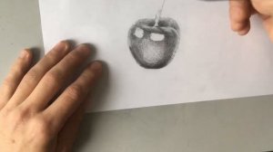 Как нарисовать вишню, черешню, sweet_cherry.