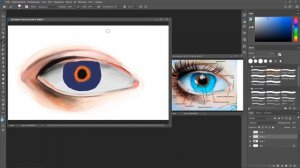Рисуем в первый раз глаз в фотошоп. Не художник.