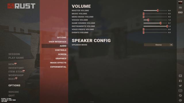 Комфортные и комбатерские настройки для RUST/РАСТ смотреть онлайн