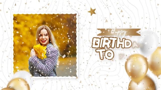 Videohive Birthday Slideshow Gold.mp4 смотреть онлайн