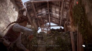 Plague Tale Innocence 4 Сжигание людей на костре Первый Крафт у доброй старушки