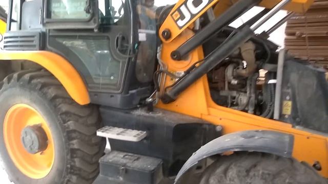 Вебасто Термо Топ Ево старт на экскаваторе JCB
