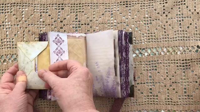 Junk Journal,Vintage style, Lavender, Lilacs & Violets....giveaway is over, sorry смотреть онлайн