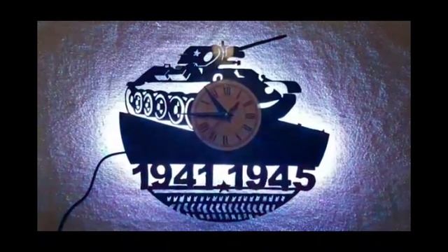 Буравинский Яромир - Часы из виниловой пластинки со светодиодной подсветкой смотреть онлайн