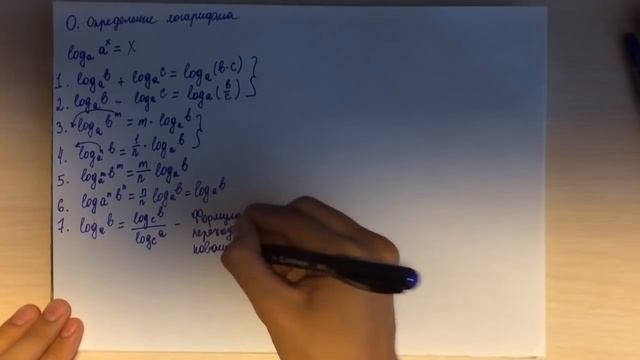 Урок №2 "Логарифмы"