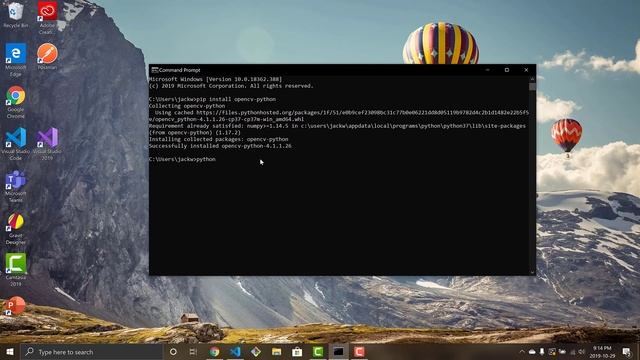 How to Install OpenCV on Windows | OpenCV Python Tutorial | Setting up Computer Vision