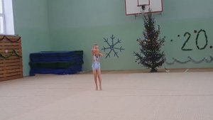 Художественная гимнастика Александра 6 лет Категория А без предмета