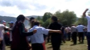 День села в Дагестане. Айшат Гапизова и Магомед.