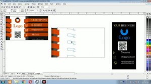 visiting card design Corel Draw 12