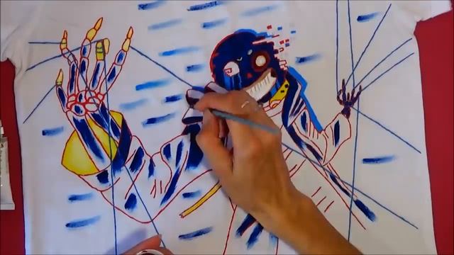 Как рисовать ЭРРОР САНСА РИСУЕМ НА ФУТБОЛКЕ ERROR SANS undertale errortale