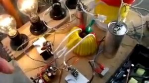 Бестопливный генератор в работе