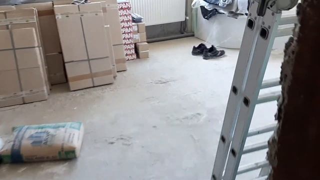 Заливка пола. Цемент+ песок+керамзит. Ч.1 смотреть онлайн