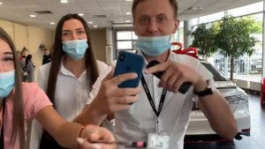 Выдача Toyota Camry S-Edition в Тойота Восток Екатеринбург