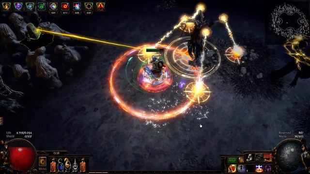 PoE 3.1 Mjolner T15 Elder kill смотреть онлайн