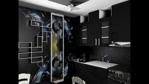 цветовые решение кухонных фасадов, дизайн кухни