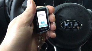 Kia Rio, сигнализация StarLine A63 -  автомобильный охранно-телематический комплекс без автозапуска