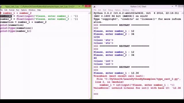 13- casting a string to float-float in python смотреть онлайн