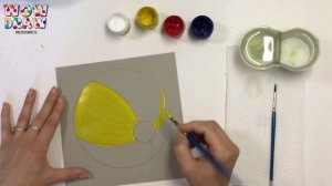 Рисуем Мячик, как нарисовать Мячик? онлайн школа рисования WOW DRAW