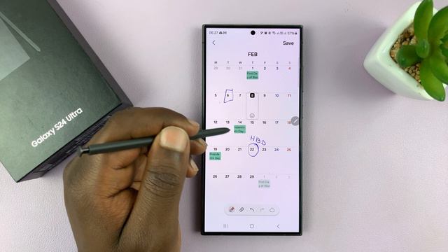 How To Draw & Write On Calendar On Samsung Galaxy S24 Ultra смотреть онлайн