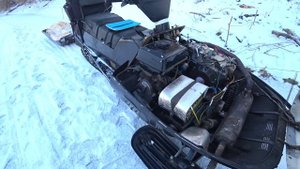 Снегоход Рысь с двигателем Лифан 18,5 сил.